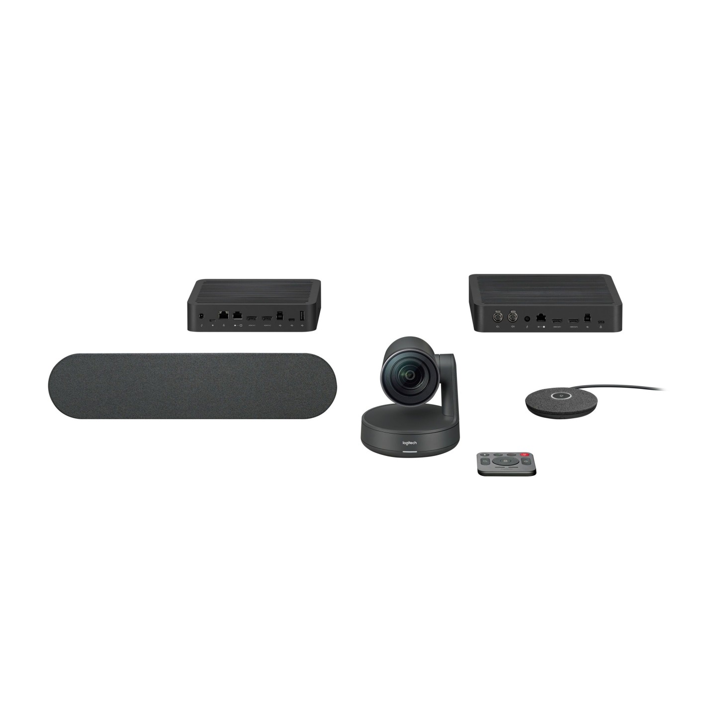 Logitech Rally Standard System - 960-001218 - 4K Ultra HD Group Video Conferencing Kit, Black, 60fps