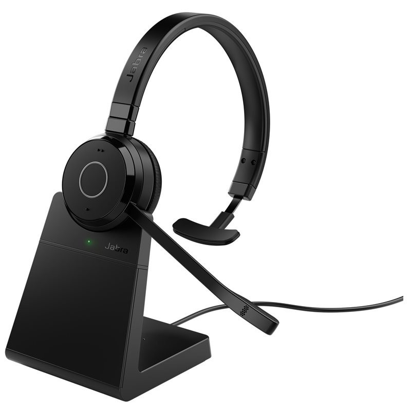 Buy Jabra Evolve 65 TE Link390a UC Mono - Link390a - With Docking Station in Cyprus, Nicosia, Limassol, Larnaka, Pafos