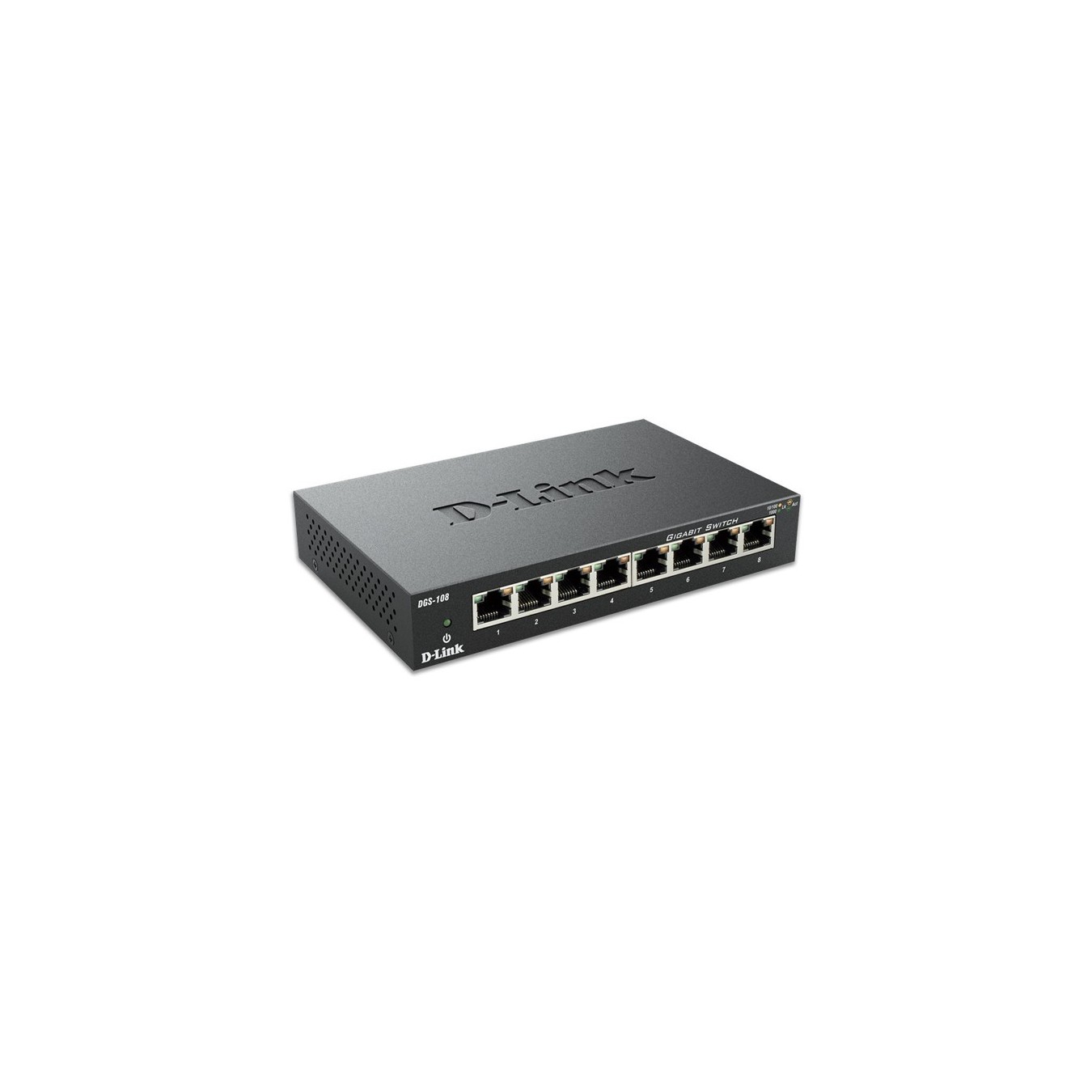D-Link DGS-108 8-Port Gigabit Ethernet Switch - DGS-108 - Fanless, Unmanaged, Desktop — Buy in Cyprus with Fast Delivery