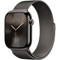 Buy Apple Watch Series 10 46mm Slate Titanium Case with Slate Milanese Loop - GP... in Cyprus, Nicosia, Limassol, Larnaka, Pafos