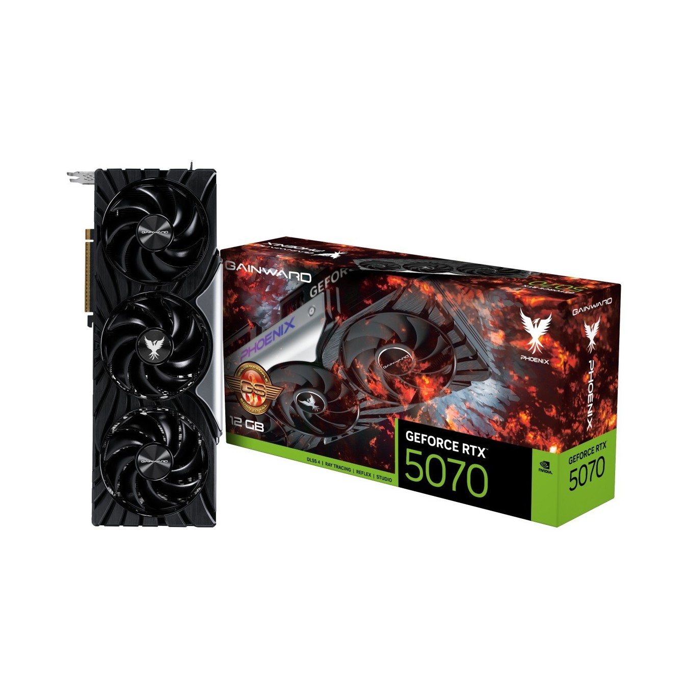 Gainward RTX 5070 12GB Phoenix GS - RTX 5070 - 12GB GDDR7, 3-Fan — Buy in Cyprus with Fast Delivery