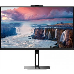 Buy AOC 27-inch IPS Monitor - Q27V5CW - Black, 16:9, HDMI/DP/USB-C WebCam in Cyprus, Nicosia, Limassol, Larnaka, Pafos