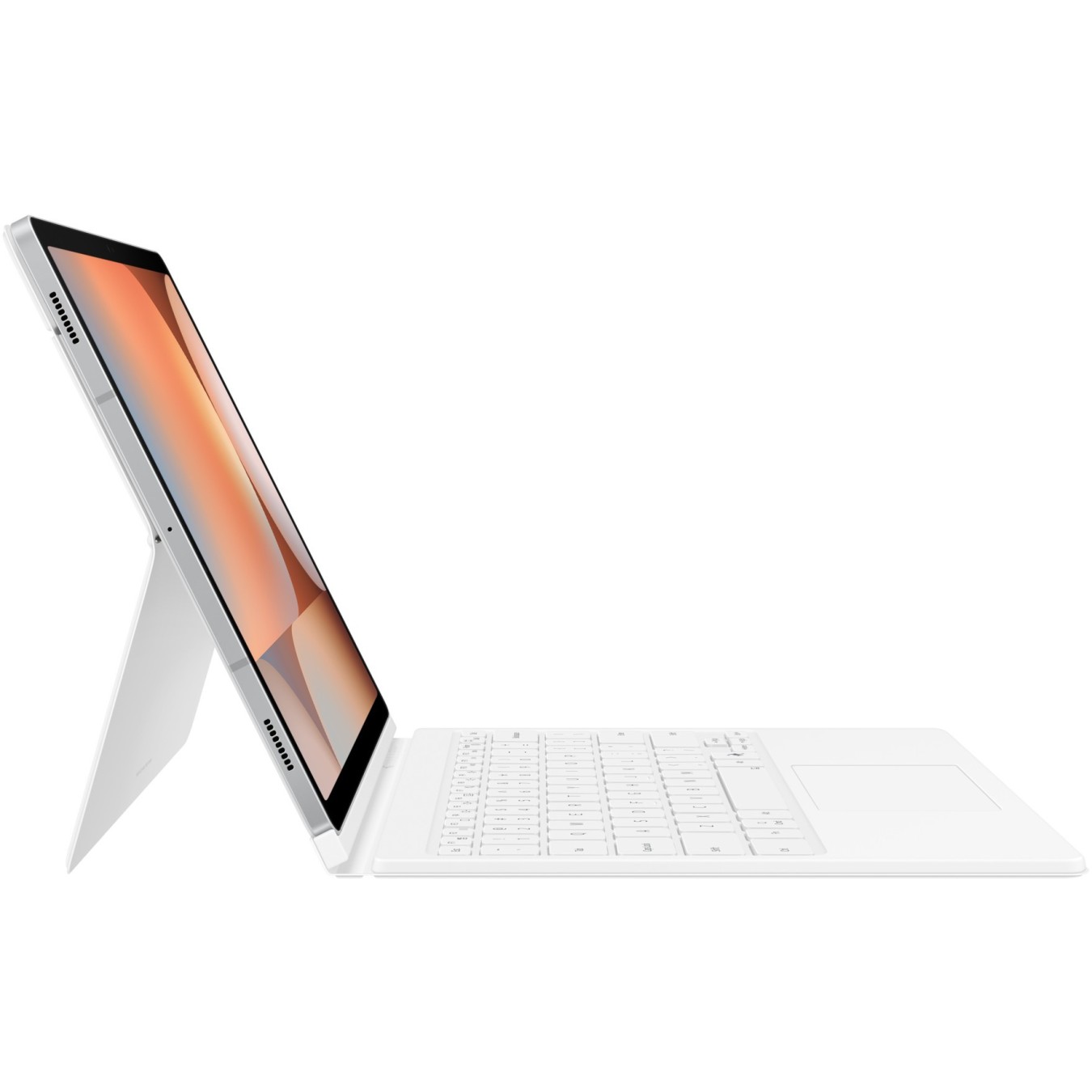 Samsung Book Cover Keyboard for Tab S10+ S9+ S9 FE+ - White — Buy in Cyprus with Fast Delivery