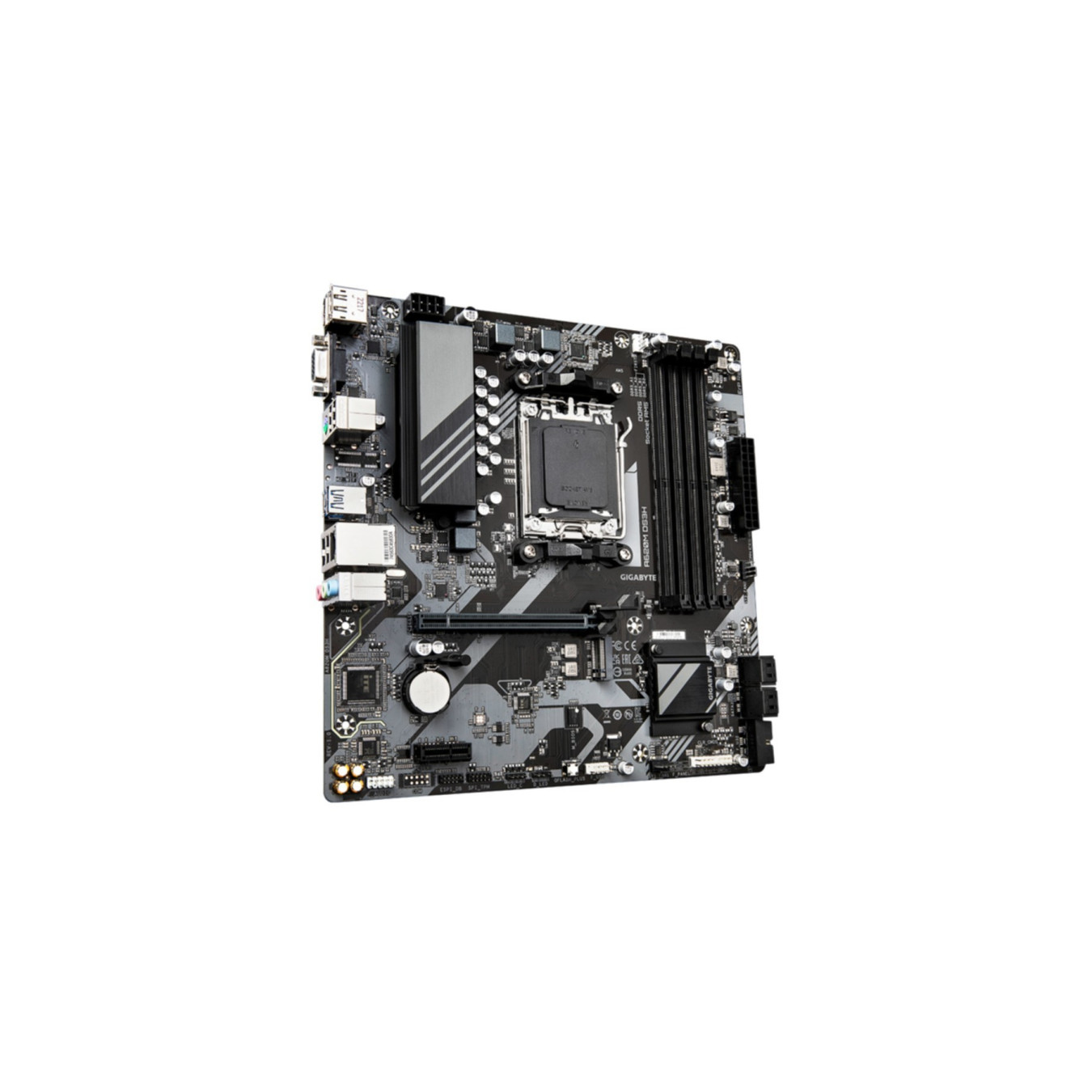 Gigabyte GA-A620M DS3H - AM5 Micro-ATX Motherboard, AMD A620, DDR5 up to 192GB, HDMI 2.1 & DP1.4, Brown