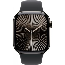 APPLE Watch Series 10 GPS + Cellular 42mm Slate Titanium Case - Black Sport Band — Buy in Cyprus with Fast Delivery