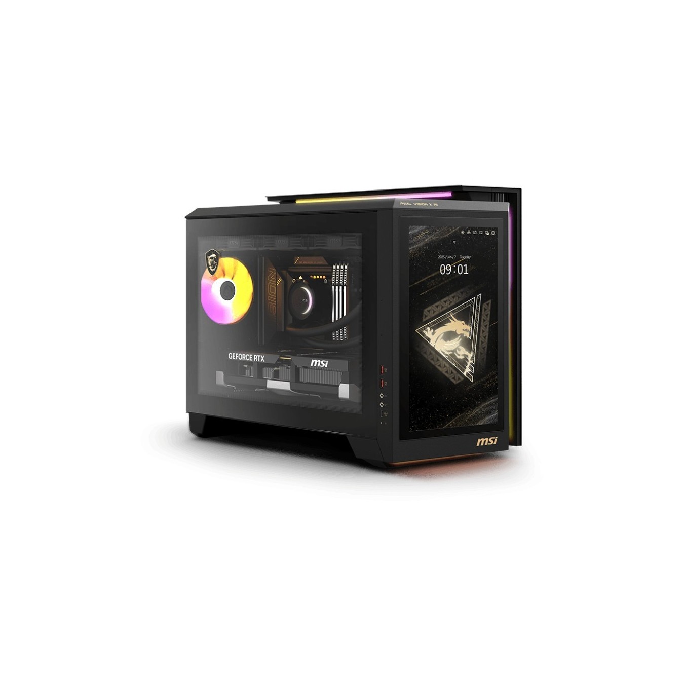 MSI MEG Vision X AI - 2NVV7-009AT - Intel Core Ultra 7, DDR5 32GB RAM, 2TB NVMe, Windows 11, Full Tower
