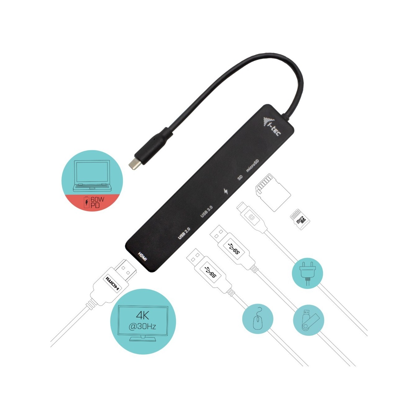 D I-TEC USB-C TRAVEL EASY DOCK 4K - USB-C Dock with 4K Output — Buy in Cyprus with Fast Delivery