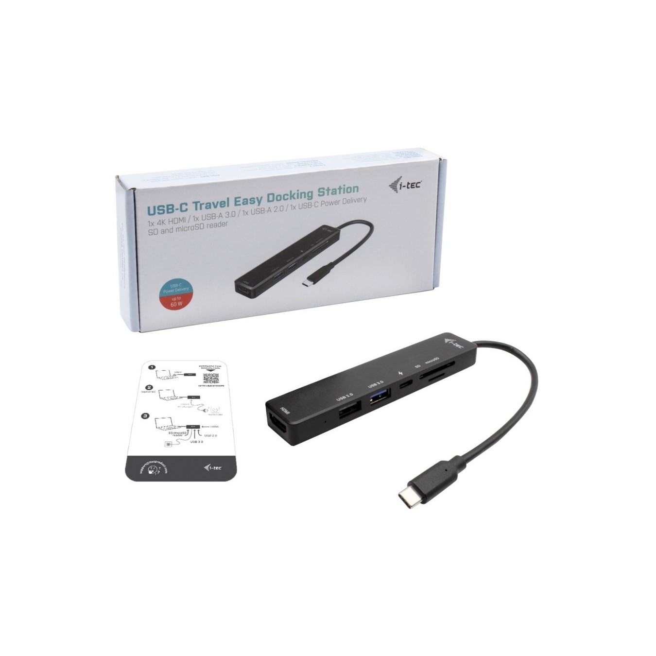 D I-TEC USB-C TRAVEL EASY DOCK 4K - USB-C Dock with 4K Output — Buy in Cyprus with Fast Delivery