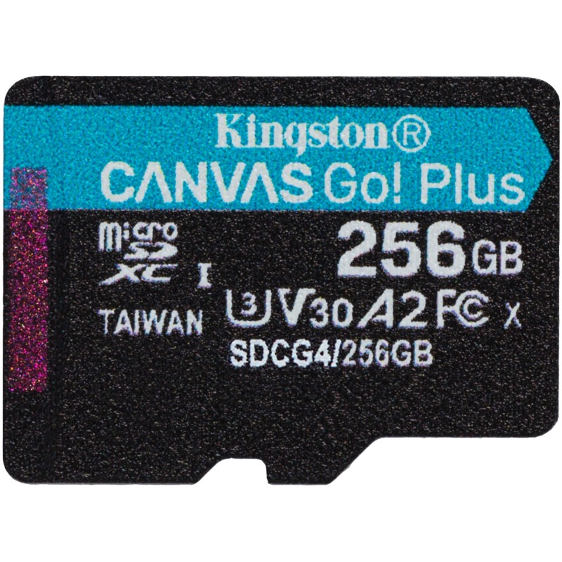 Buy CARD KINGSTON 256GB microSDXC Canvas Go Plus Gen4 200MB/s A2 U3 V30 Card + A... in Cyprus, Nicosia, Limassol, Larnaka, Pafos