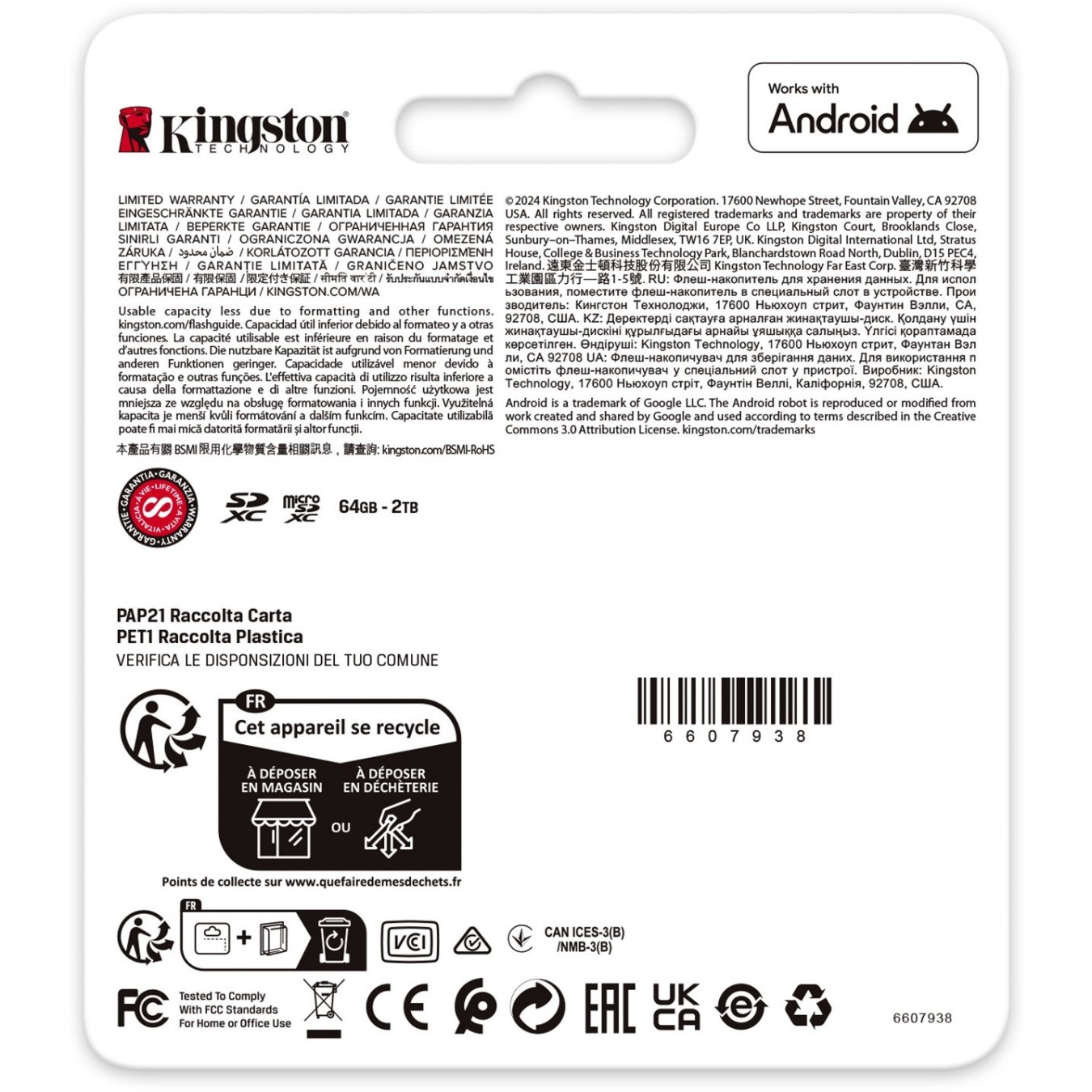 CARD KINGSTON 256GB microSDXC Canvas Go Plus Gen4 200MB/s A2 U3 V30 Card + Adapter — Buy in Cyprus with Fast Delivery