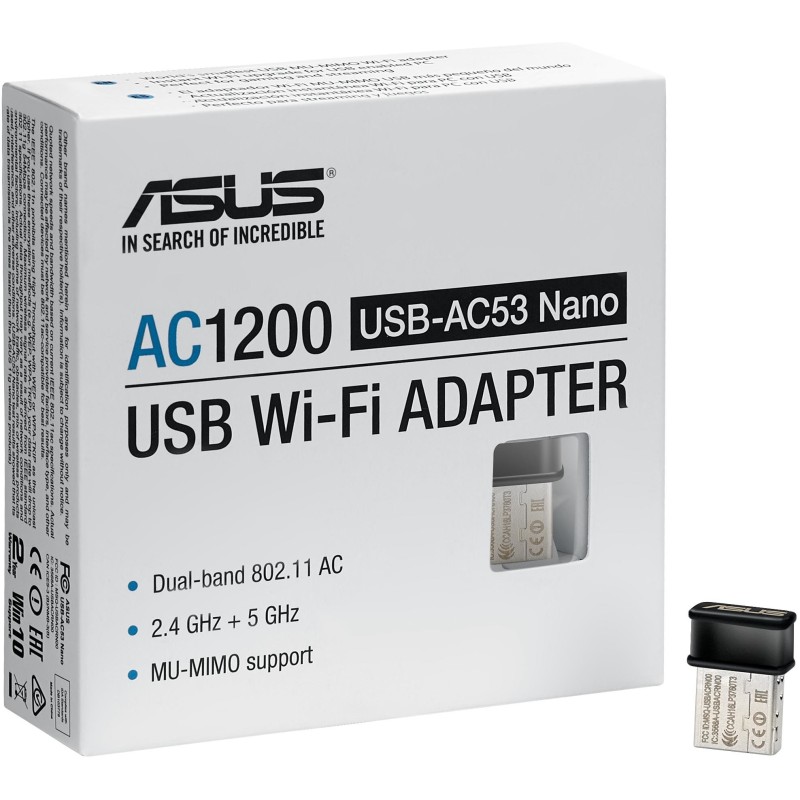 Buy ASUS USB-AC53 Nano - USB-AC53 Nano - Dual-band Wireless USB 3.0 Adapter in Cyprus, Nicosia, Limassol, Larnaka, Pafos