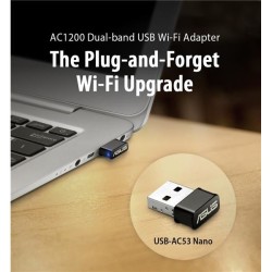 Buy ASUS USB-AC53 Nano - USB-AC53 Nano - Dual-band Wireless USB 3.0 Adapter in Cyprus, Nicosia, Limassol, Larnaka, Pafos