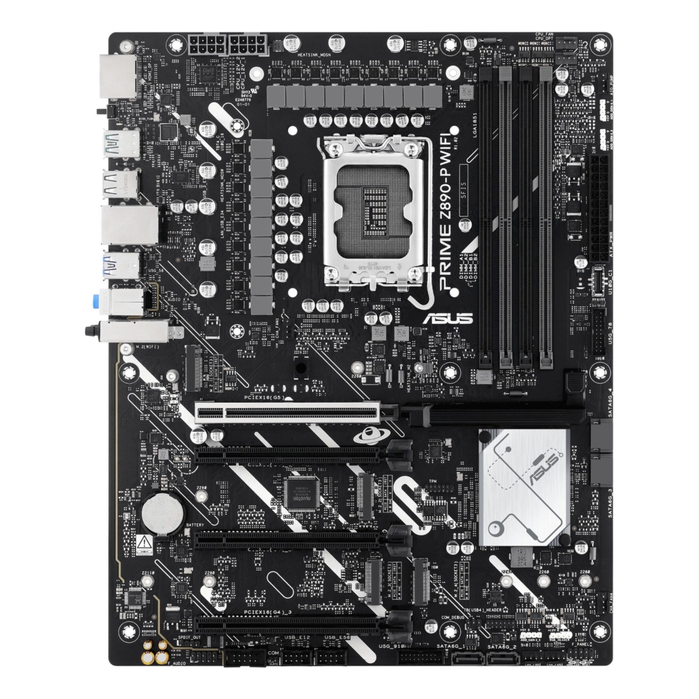 ASUS PRIME Z890-P WIFI LGA1851 ATX MB DDR5 256GB 4xM.2 WiFi7 PCIe5 (Boxed) — Buy in Cyprus with Fast Delivery