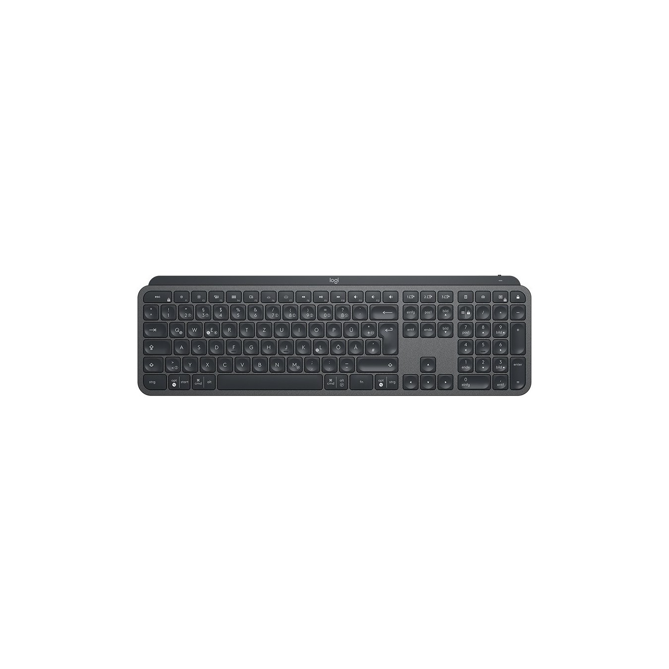 LOGITECH MX Keys Illuminated Keyboard graphite - Wireless, Bluetooth, USB — Buy in Cyprus with Fast Delivery