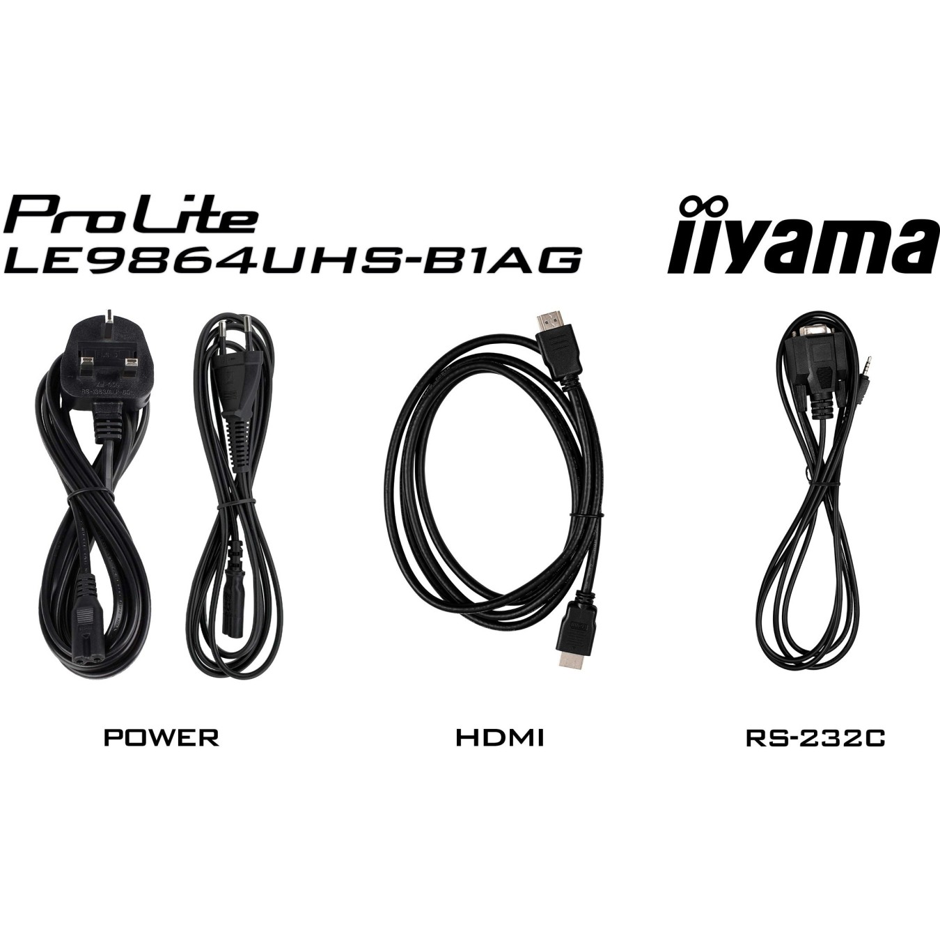 IIYAMA 97.5-inch Monitor - LE9864UHS-B1AG - 16:9, 2x HDMI, USB-C — Buy in Cyprus with Fast Delivery
