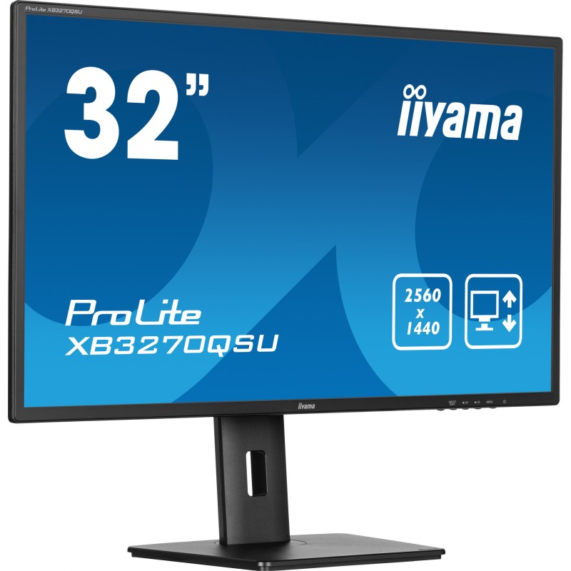 IIYAMA ProLite XB3270QSU-B1 31.5" IPS QHD 100Hz Monitor - 2xHDMI DP USB (Boxed) — Buy in Cyprus with Fast Delivery