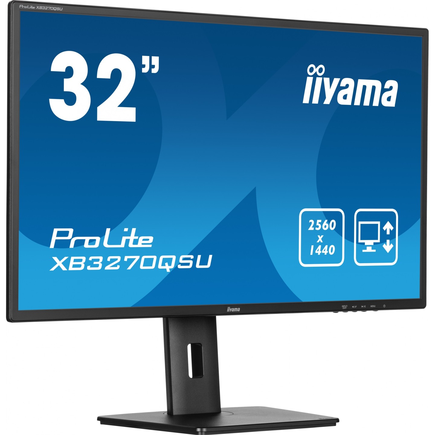 IIYAMA ProLite XB3270QSU-B1 31.5" IPS QHD 100Hz Monitor - 2xHDMI DP USB (Boxed) — Buy in Cyprus with Fast Delivery