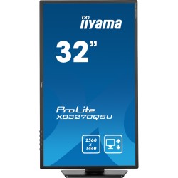 IIYAMA ProLite XB3270QSU-B1 31.5" IPS QHD 100Hz Monitor - 2xHDMI DP USB (Boxed) — Buy in Cyprus with Fast Delivery