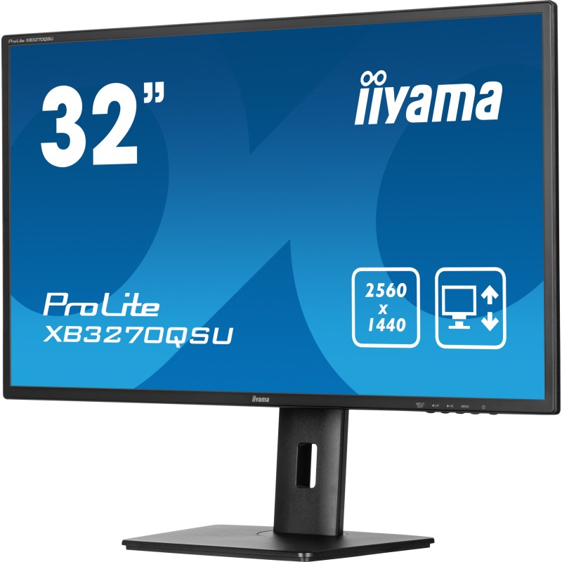 Buy IIYAMA 31.5-inch IPS Monitor - XB3270QSU-B1 - 16:9, 2xHDMI, DP, 3xUSB in Cyprus, Nicosia, Limassol, Larnaka, Pafos