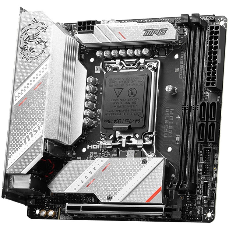 Buy MSI MPG B760I Edge mITX - MPG B760I Edge - LGA1700, Mini-ITX, DDR5 in Cyprus, Nicosia, Limassol, Larnaka, Pafos