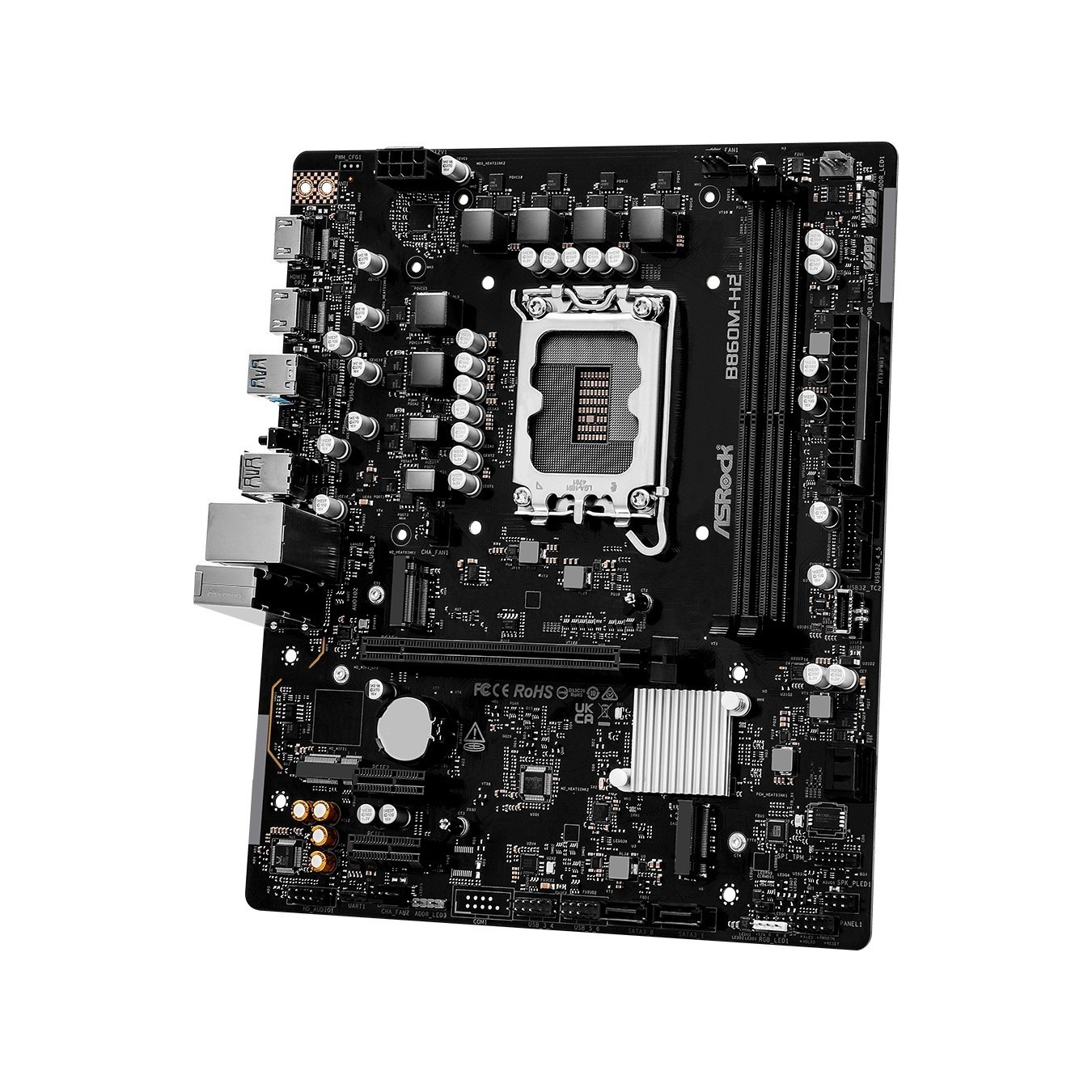 ASROCK B860M-H2 - B860M-H2 - Intel LGA1200 Micro-ATX DDR4 Motherboard — Buy in Cyprus with Fast Delivery