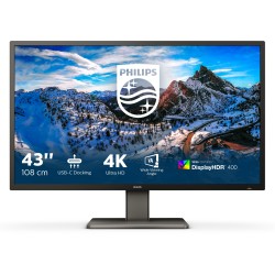Buy Philips 42.5-inch VA Monitor - 439P1 - 3x HDMI, DP, USB-C in Cyprus, Nicosia, Limassol, Larnaka, Pafos