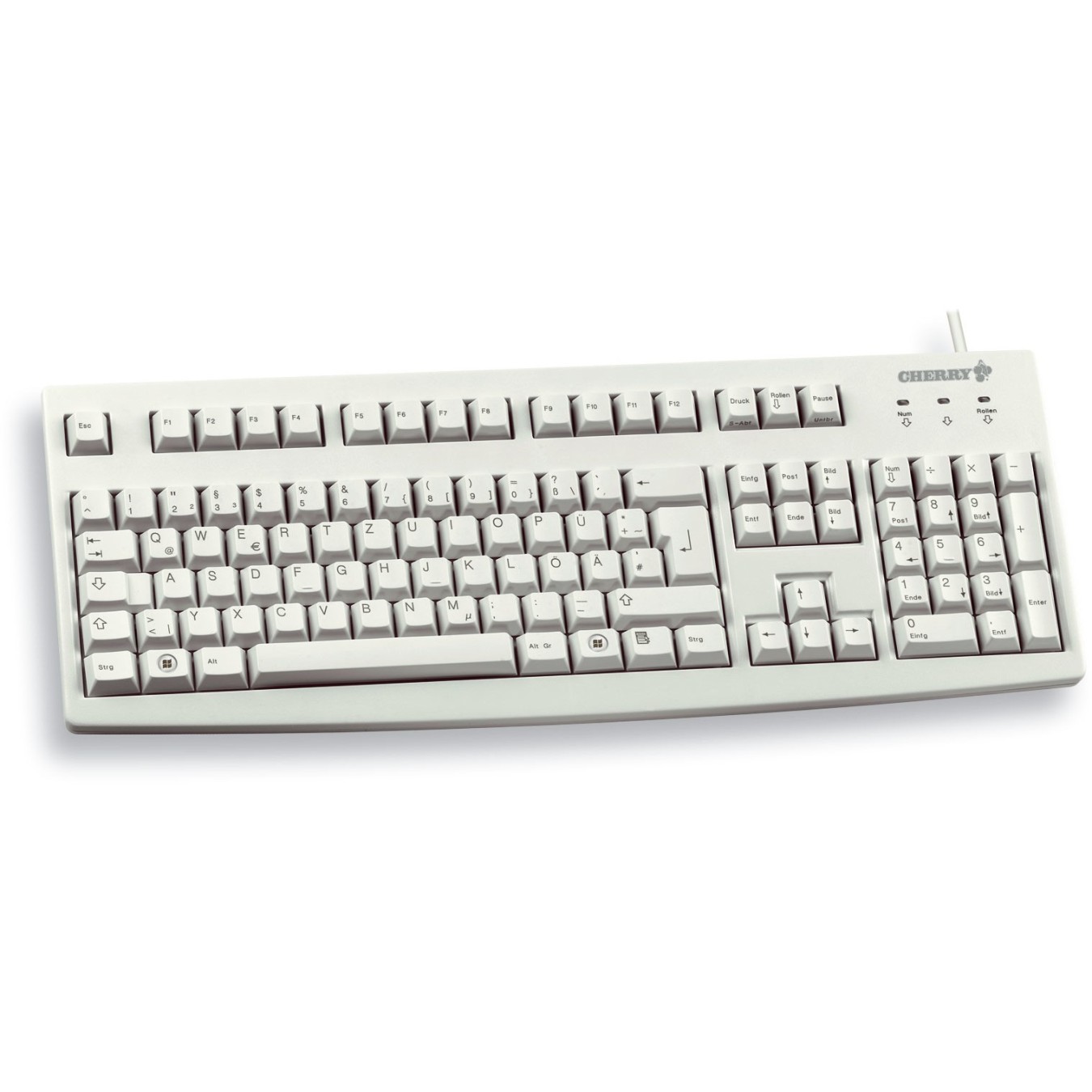 Cherry G83-6105 LUNDE-0 USB beige QWERTZ DE - G83-6105 - Beige, DE layout, USB keyboard — Buy in Cyprus with Fast Delivery