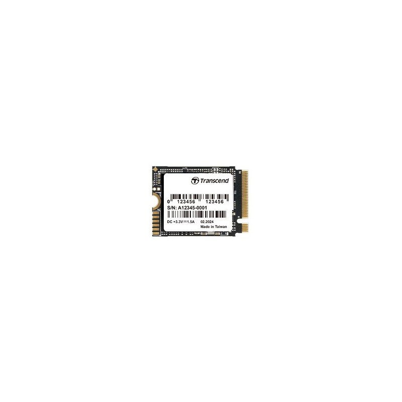 Buy Transcend M.2 512GB NVMe PCIe Gen4x4 2230 - DRAM-less 3D TLC SSD in Cyprus, Nicosia, Limassol, Larnaka, Pafos