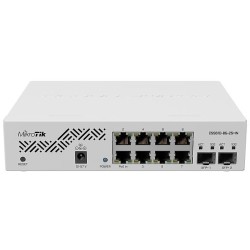 Buy MikroTik Cloud Switch - CSS610-8G-2S+IN RM - 8x1G + 2xSFP+ (10G), PoE, Fanle... in Cyprus, Nicosia, Limassol, Larnaka, Pafos