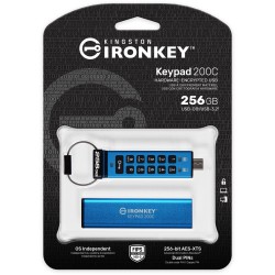 Buy Kingston IronKey Keypad - 200C - 256GB USB-C AES-256 Portable Security Drive in Cyprus, Nicosia, Limassol, Larnaka, Pafos