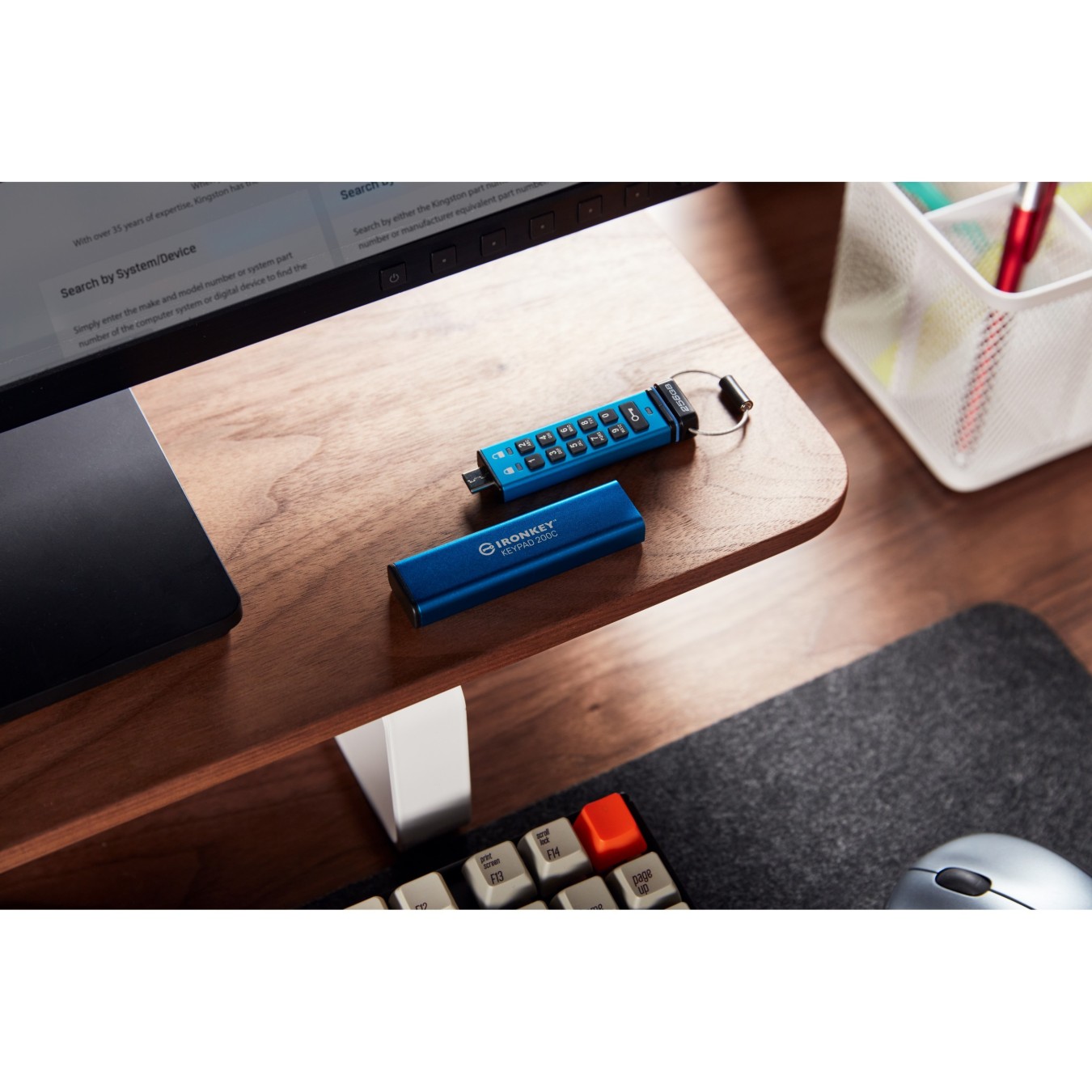 Kingston IronKey Keypad - 200C - 256GB USB-C AES-256 Portable Security Drive — Buy in Cyprus with Fast Delivery