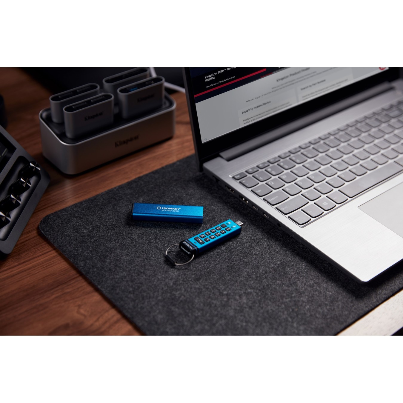 Kingston IronKey Keypad - 200C - 256GB USB-C AES-256 Portable Security Drive — Buy in Cyprus with Fast Delivery