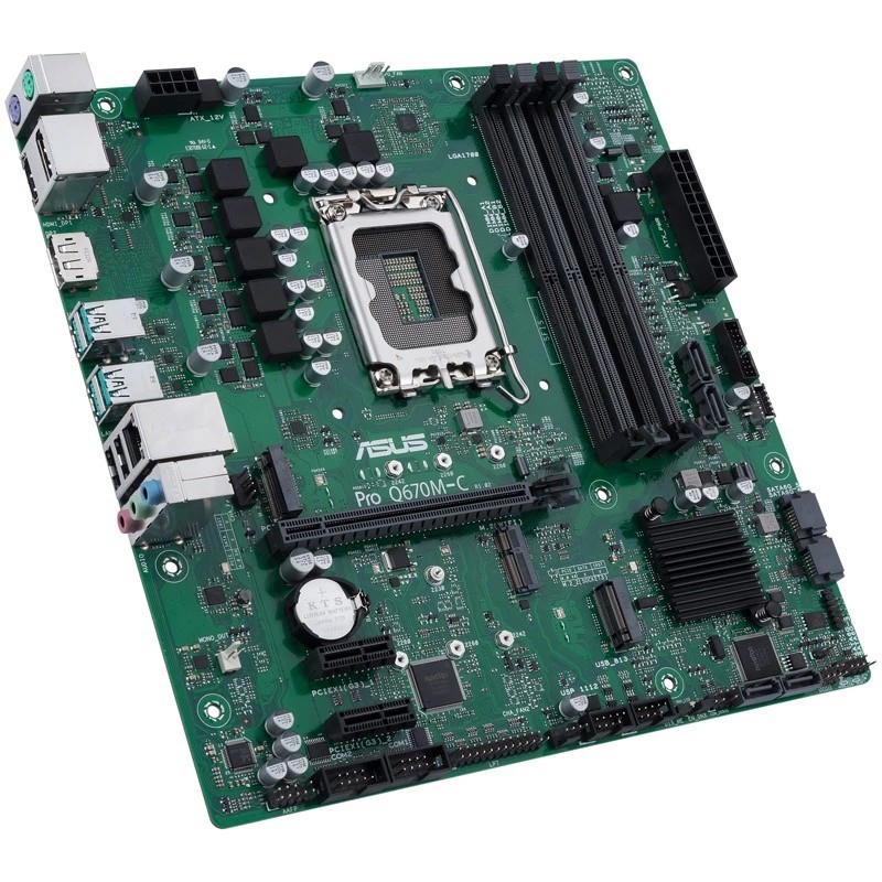 ASUS PRO Q670M-C-CSM LGA1700 Micro-ATX Intel Q670 Motherboard (Boxed) — Buy in Cyprus with Fast Delivery