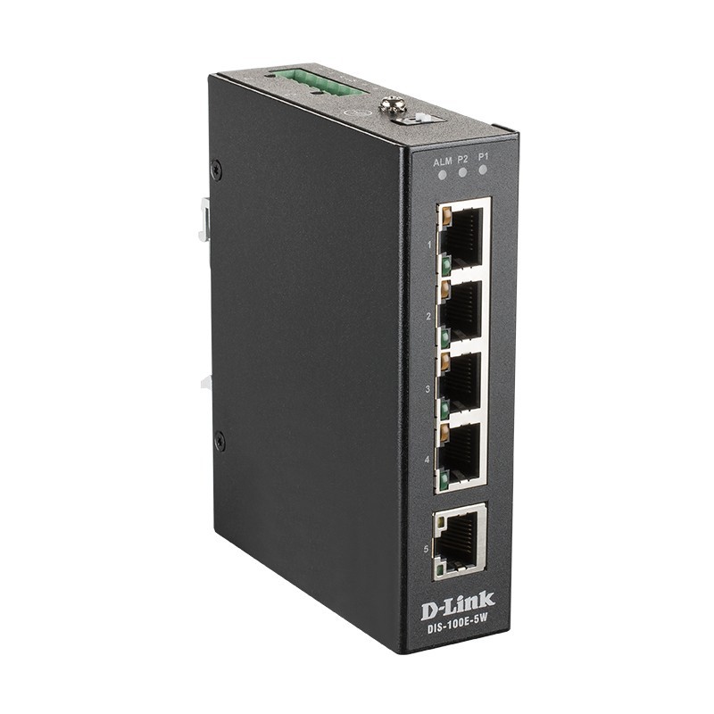Buy D-Link DIS-100E-5W 5-Port Fast Ethernet Industrie Switch in Cyprus, Nicosia, Limassol, Larnaka, Pafos