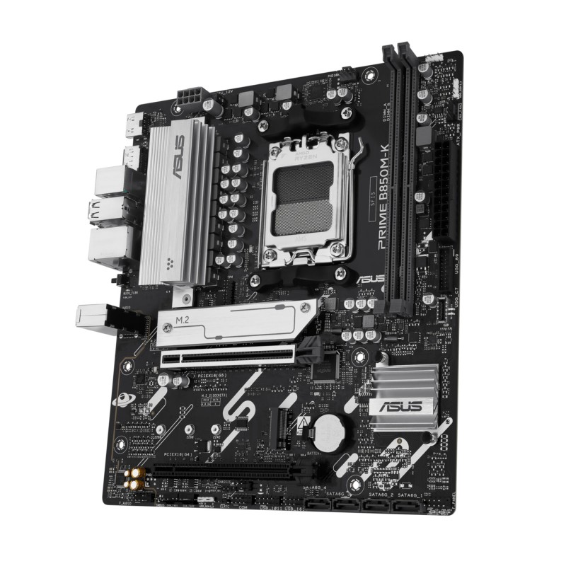 Buy ASUS PRIME B850M-K (AM5) - Micro-ATX DDR5 Motherboard, 128GB, 2x M.2, PCIe 5... in Cyprus, Nicosia, Limassol, Larnaka, Pafos