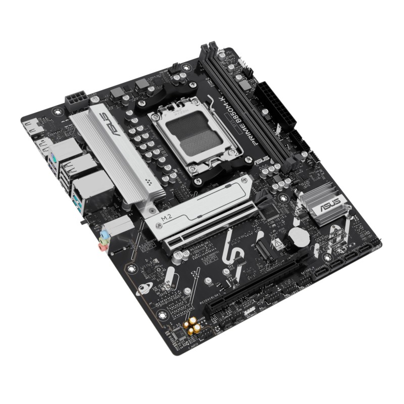 Buy ASUS PRIME B850M-K (AM5) - Micro-ATX DDR5 Motherboard, 128GB, 2x M.2, PCIe 5... in Cyprus, Nicosia, Limassol, Larnaka, Pafos