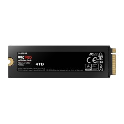 Samsung 990 PRO 4TB M.2 2280 NVMe SSD with Heatsink - PCIe 4.0 x4 7450 MB/s - MZ-V9P4T0CW (Boxed)