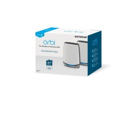 Buy NETGEAR Orbi RBK852-100EUS - Router 2 Extender - Tri-band Wi‑Fi 6 in Cyprus, Nicosia, Limassol, Larnaka, Pafos