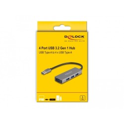 Buy DeLock USB-C Hub 4-Port - 63171 - USB 3.2 Gen 2, 4x USB-A in Cyprus, Nicosia, Limassol, Larnaka, Pafos