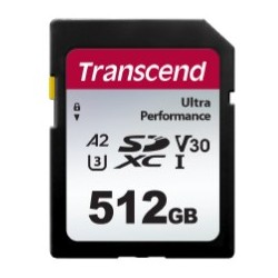 Buy Transcend SDXC Card - SDC340S - 512GB, read up to 160 MB/s, write up to 90 MB/s in Cyprus, Nicosia, Limassol, Larnaka, Pafos