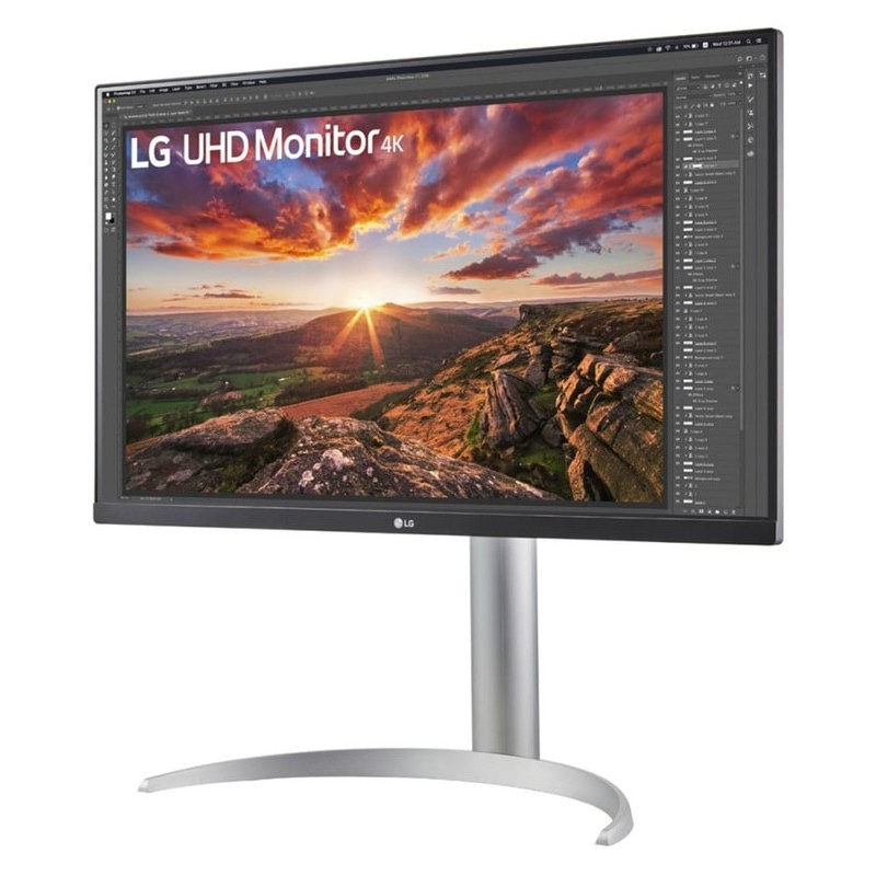 LG 27UP850K-W 27" 4K IPS Monitor - HDR10, 60Hz, USB-C - White (Boxed) — Buy in Cyprus with Fast Delivery