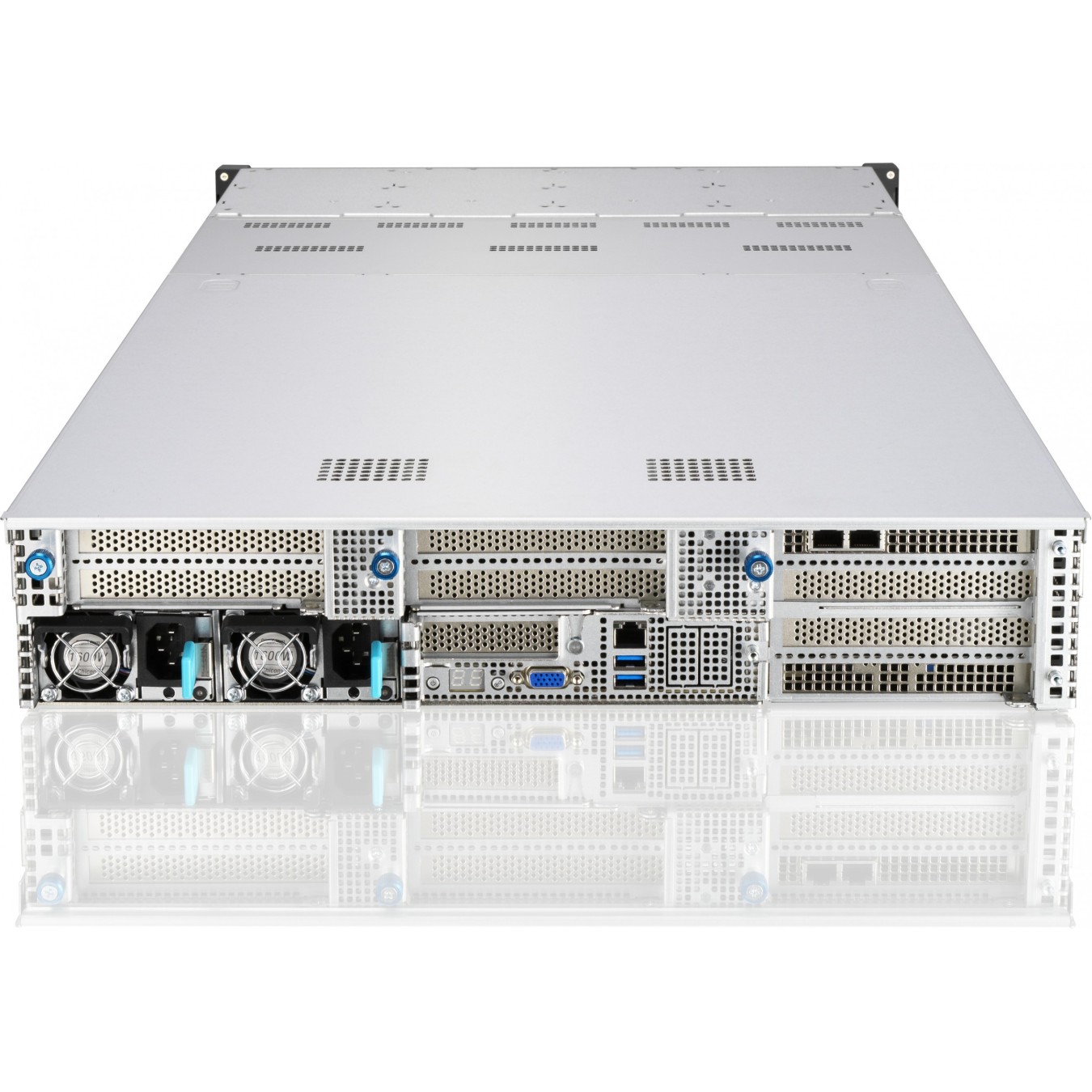 Barebone ASUS RS720A-E11-RS24U - RS720A-E11-RS24U - 2U rack chassis, 10G networking, 2.4 kW PSU