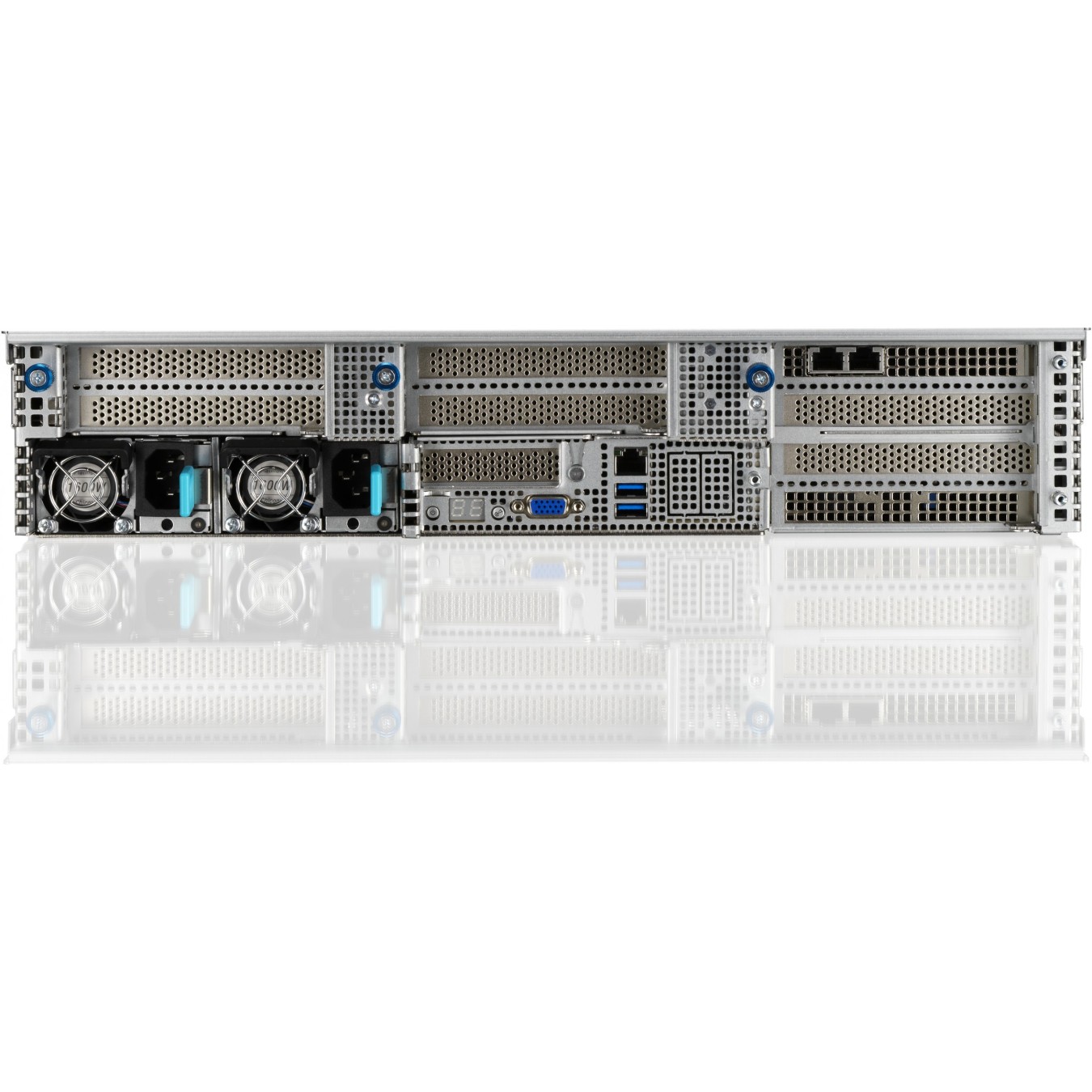 Barebone ASUS RS720A-E11-RS24U - RS720A-E11-RS24U - 2U rack chassis, 10G networking, 2.4 kW PSU