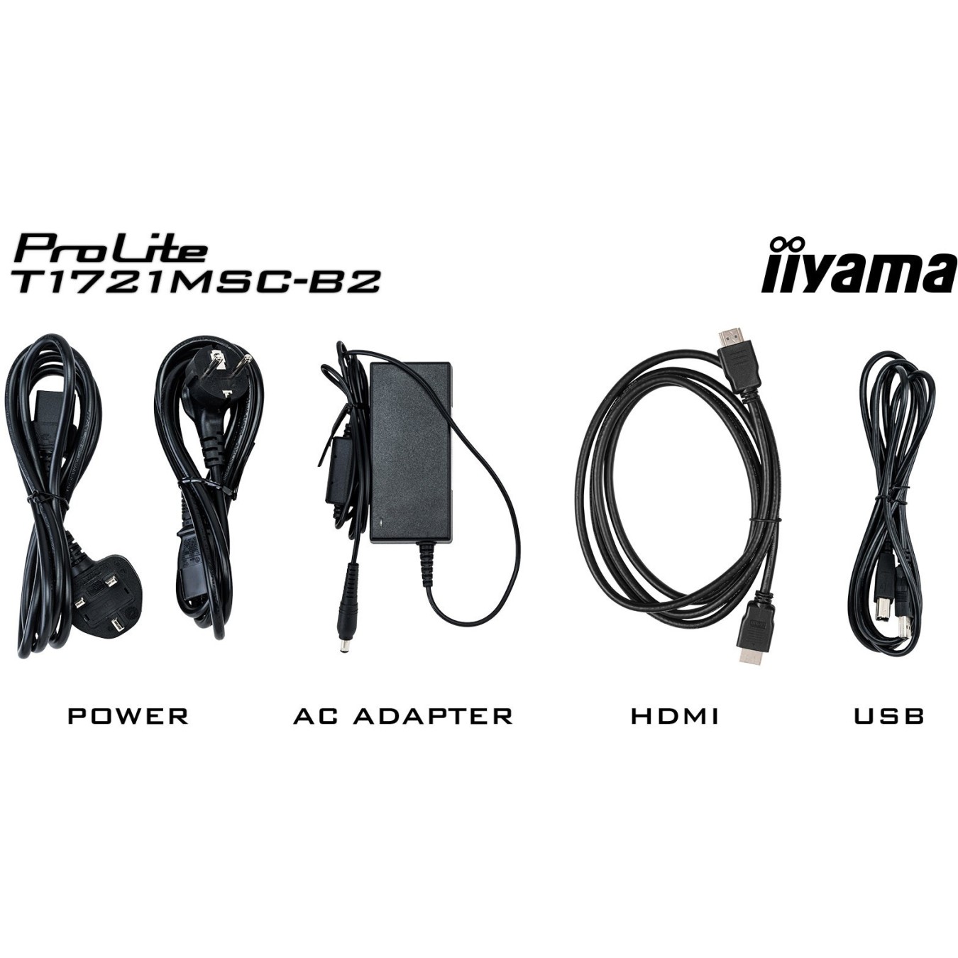 IIYAMA T1721MSC-B2 17-inch 5:4 M-Touch Monitor - T1721MSC-B2 - HDMI & VGA — Buy in Cyprus with Fast Delivery
