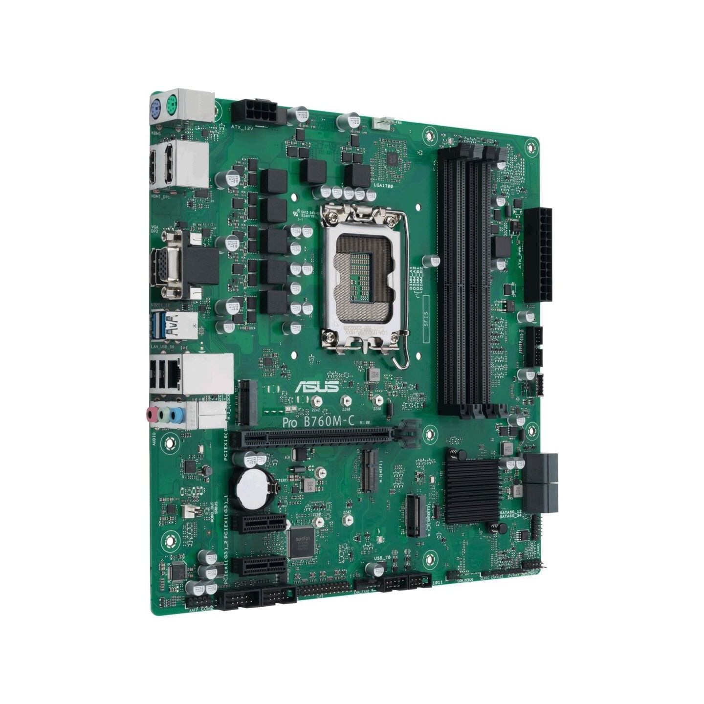 ASUS Pro B760M-C-CSM LGA1700 Micro-ATX DDR5 Motherboard Intel B760 (Boxed) — Buy in Cyprus with Fast Delivery
