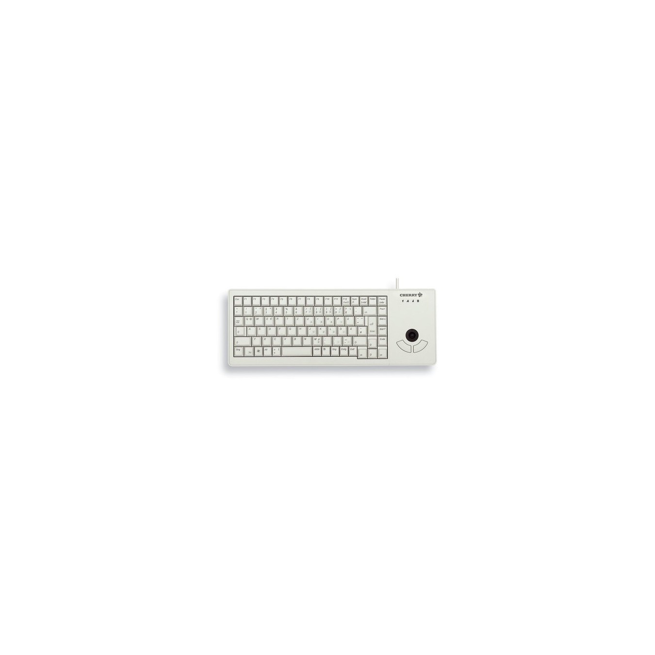CHERRY G84-5400 Corded EU-Layout Trackball Keyboard - G84-5400 - Light Gray, USB — Buy in Cyprus with Fast Delivery