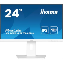 Buy IIYAMA 60.5cm (23.8') XUB2497HSN-W2 16:9 HDMI+DP+USB-C Lift - XUB2497HSN-W2 ... in Cyprus, Nicosia, Limassol, Larnaka, Pafos