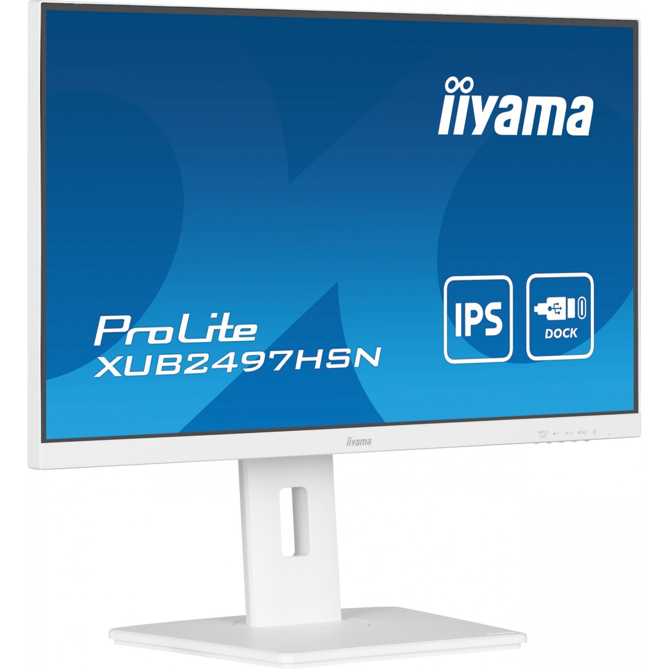 IIYAMA 60.5cm (23.8') XUB2497HSN-W2 16:9 HDMI+DP+USB-C Lift - XUB2497HSN-W2 - 23.8 inch, adjustable height monitor