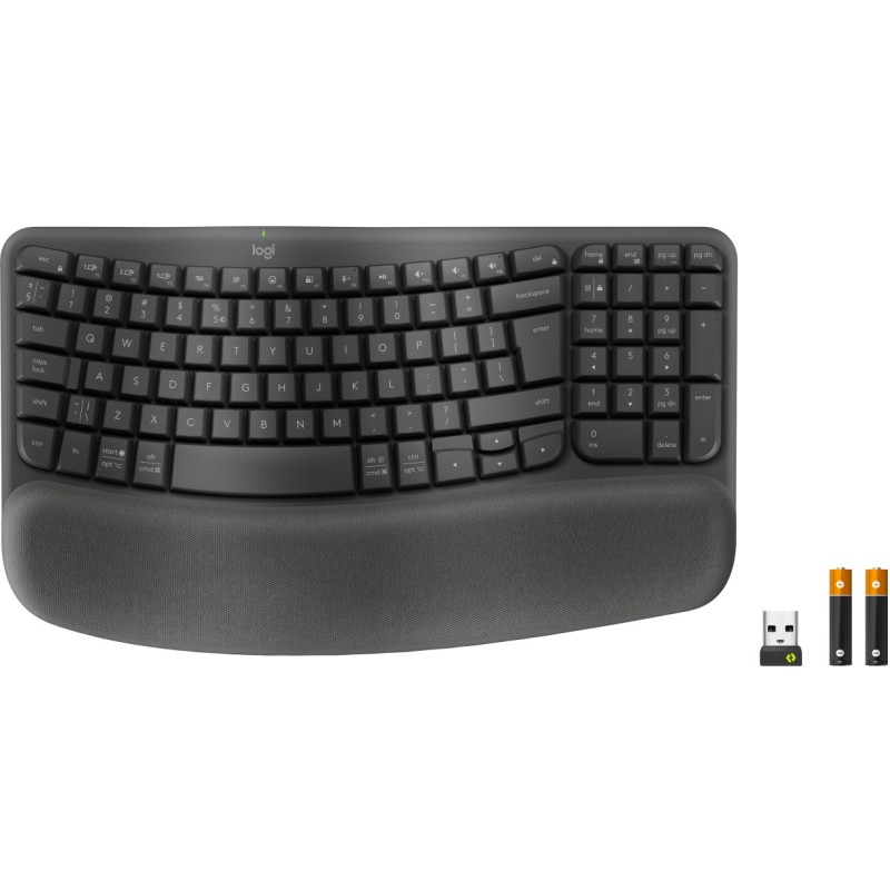 Buy Logitech WAVE KEYS FOR BUSINESS GRAPHITE - Graphite, 100% full-size in Cyprus, Nicosia, Limassol, Larnaka, Pafos