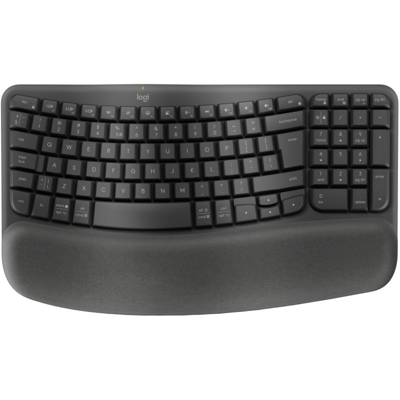 Buy Logitech WAVE KEYS FOR BUSINESS GRAPHITE - Graphite, 100% full-size in Cyprus, Nicosia, Limassol, Larnaka, Pafos